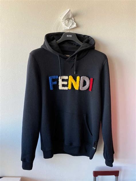 fendi logo hoodie replica|fendi hoodie sale.